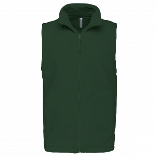 Bodywarmer micropolaire homme K913 - Forest Green personnalisable - Vue de face