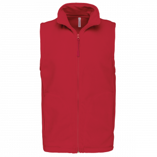 Bodywarmer micropolaire homme K913 - Red personnalisable - Vue de face