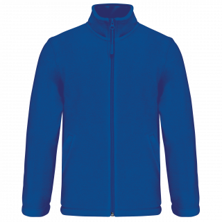 Veste micropolaire zippée enfant K920 - Royal Blue personnalisable - Vue de face