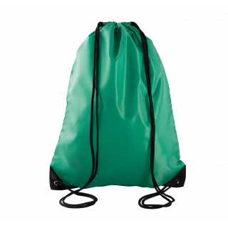 Sac à dos avec cordelettes KI0104 - Kelly Green personnalisable - Vue de face