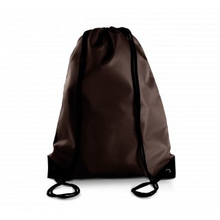 Sac à dos avec cordelettes KI0104 - Chocolate personnalisable - Vue de face