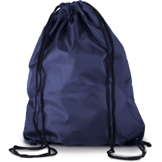 Sac à dos avec cordelettes KI0104 - Patriot Blue personnalisable - Vue de face