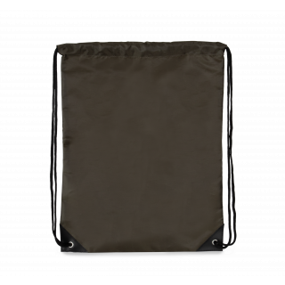 Sac à dos avec cordelettes KI0104 - Dark Khaki personnalisable - Vue de face