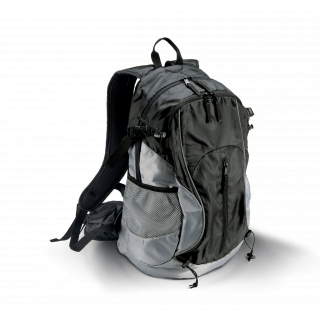 Sac à dos multisports KI0110 - Black / Slate Grey personnalisable - Vue de face