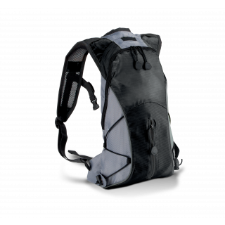 Sac à dos porte-boisson KI0111 - Black / Slate Grey personnalisable - Vue de face