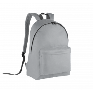 Sac à dos classique KI0130 - Light Grey / Dark Grey personnalisable - Vue de face