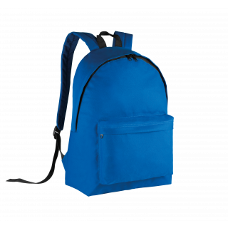 Sac à dos classique KI0130 - Royal Blue / Black personnalisable - Vue de face