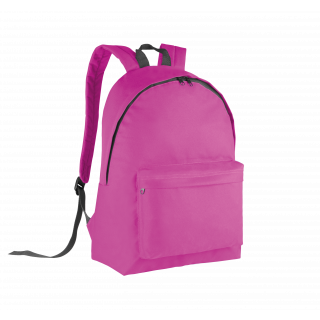 Sac à dos classique - Version junior KI0131 - Fuchsia / Dark Grey personnalisable - Vue de face