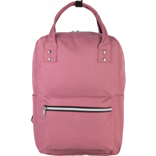 Sac à dos style urbain KI0138 - Light Marsala personnalisable - Vue de face