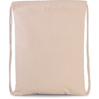 Sac à dos avec cordon épais KI0154 - Natural personnalisable - Vue de face