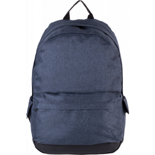 Sac à dos KI0158 - Graphite Blue Heather personnalisable - Vue de face