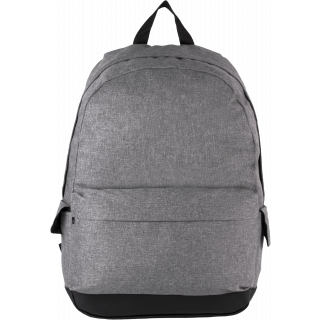 Sac à dos KI0158 - Graphite Grey Heather personnalisable - Vue de face
