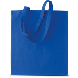 Sac shopping avec longues anses KI0223 - Royal Blue personnalisable - Vue de face
