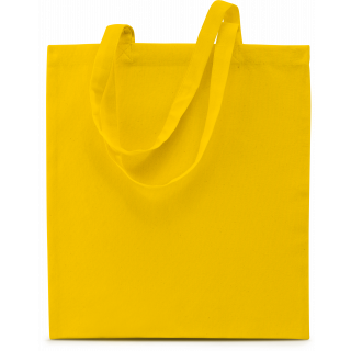 Sac shopping avec longues anses KI0223 - Yellow personnalisable - Vue de face