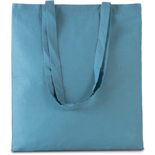Sac shopping avec longues anses KI0223 - Delphinium Blue personnalisable - Vue de face