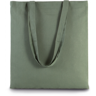 Sac shopping avec longues anses KI0223 - Dusty Light Green personnalisable - Vue de face