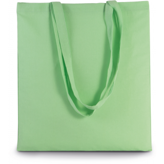 Sac shopping avec longues anses KI0223 - Pistachio Green personnalisable - Vue de face