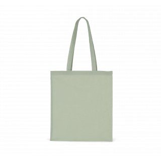Sac shopping avec longues anses KI0223 - Sage personnalisable - Vue de face