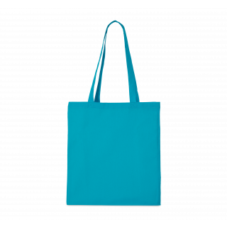 Sac shopping avec longues anses KI0223 - Bright Turquoise personnalisable - Vue de face