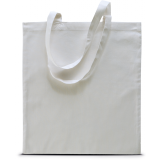 Sac shopping avec longues anses KI0223 - White personnalisable - Vue de face