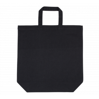 Sac shopping en coton KI0247 - Black personnalisable - Vue de face