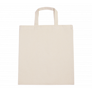 Sac shopping en coton canvas KI0249 - Natural personnalisable - Vue de face