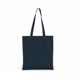 Sac shopping en coton canvas KI0250 - Navy personnalisable - Vue de face