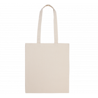 Sac shopping en coton canvas KI0250 - Natural personnalisable - Vue de face