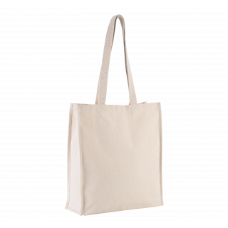 Sac cabas avec soufflet KI0251 - Natural personnalisable - Vue de face
