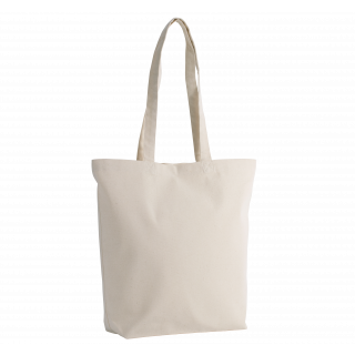 Sac cabas en coton bio KI0252 - Natural personnalisable - Vue de face