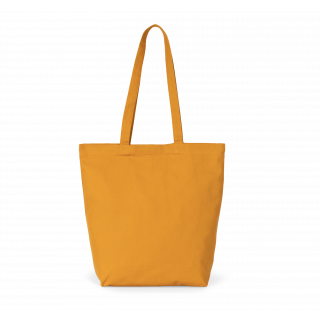 Sac cabas en coton bio KI0252 - Curcuma personnalisable - Vue de face