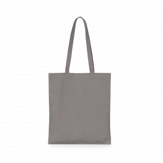 Sac shopping classique coton bio KI0262 - Metal Grey personnalisable - Vue de face