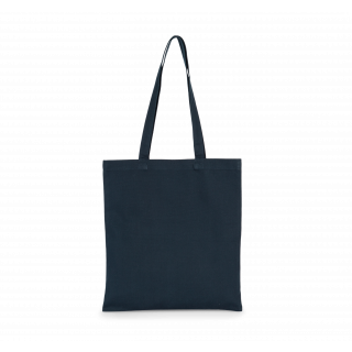 Sac shopping classique coton bio KI0262 - Navy Blue personnalisable - Vue de face