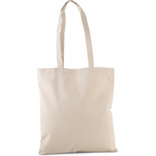 Sac shopping classique coton bio KI0262 - Natural personnalisable - Vue de face