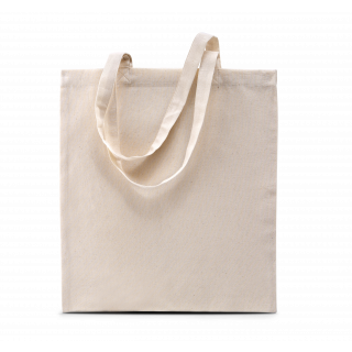 Sac shopping en coton biologique KI0288 - Natural personnalisable - Vue de face