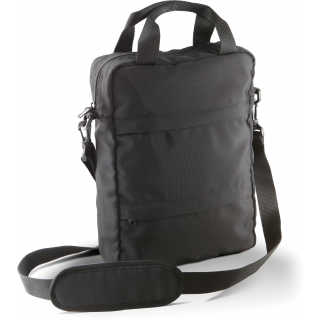 Sac messenger / tablette KI0303 - Black personnalisable - Vue de face