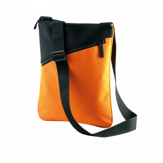 Sac bandoulière KI0304 - Orange personnalisable - Vue de face