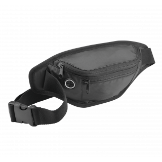 Sac de ceinture / banane KI0332 - Black personnalisable - Vue de face