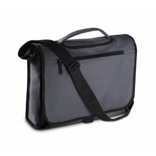 Porte-document KI0403 - Slate Grey personnalisable - Vue de face