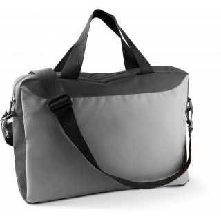 Porte-document KI0413 - Dark Grey / Light Grey personnalisable - Vue de face