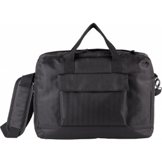 Sac porte-ordinateur KI0427 - Black personnalisable - Vue de face