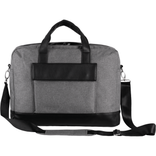Sac porte-ordinateur businessman KI0429 - Graphite Grey Heather personnalisable - Vue de face