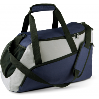 Sac de sport KI0607 - Navy / Light Grey personnalisable - Vue de face