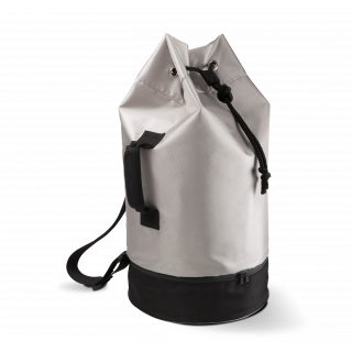 Sac marin KI0609 - Light Grey / Black personnalisable - Vue de face