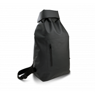 Sac marin impérméable Roll-Top KI0613 - Black personnalisable - Vue de face