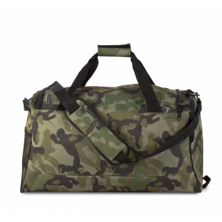 Sac de sport KI0617 - Olive Camouflage personnalisable - Vue de face