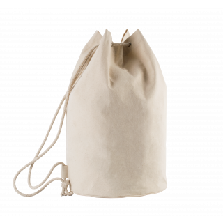 Sac marin en coton avec cordon KI0629 - Natural personnalisable - Vue de face