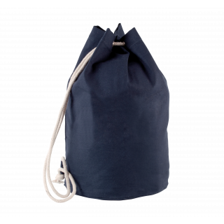 Sac marin en coton avec cordon KI0629 - Navy personnalisable - Vue de face