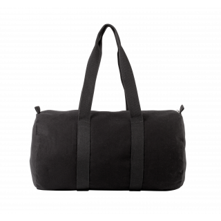 Sac fourre-tout en toile de coton KI0632 - Black personnalisable - Vue de face