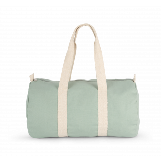 Sac fourre-tout en toile de coton KI0632 - Sage / Natural personnalisable - Vue de face